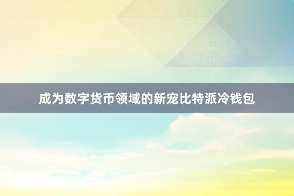 成为数字货币领域的新宠比特派冷钱包