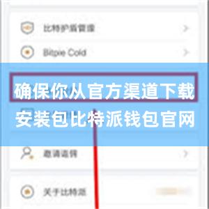 确保你从官方渠道下载安装包比特派钱包官网